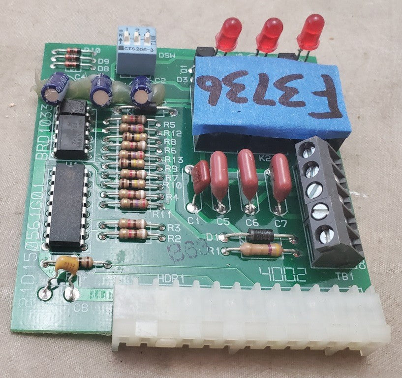 Used Trane Zettler Zone/Bypass Control Card Zzcardal010 21D150561G01 BRD1033