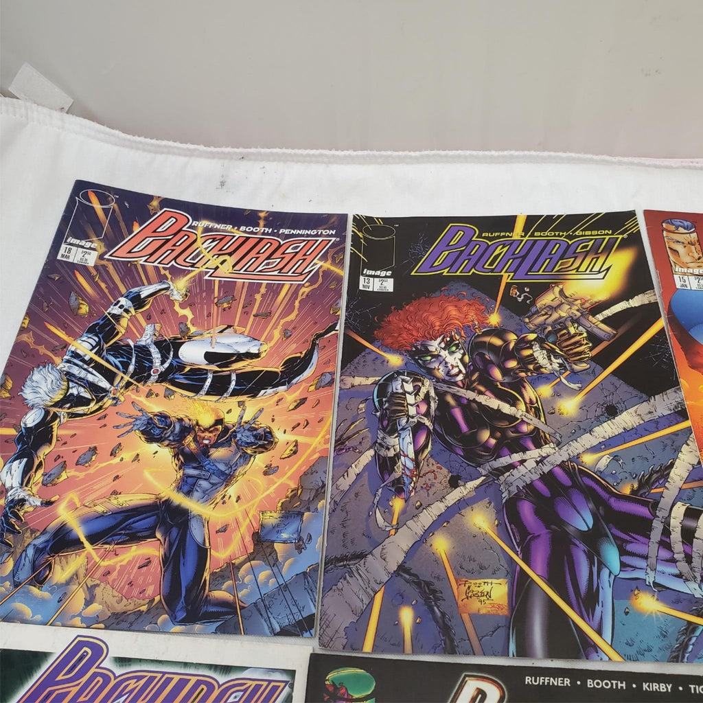 Lot of 12 Backlash Brigade Marvel Archer & Armstrong Comic Books #18