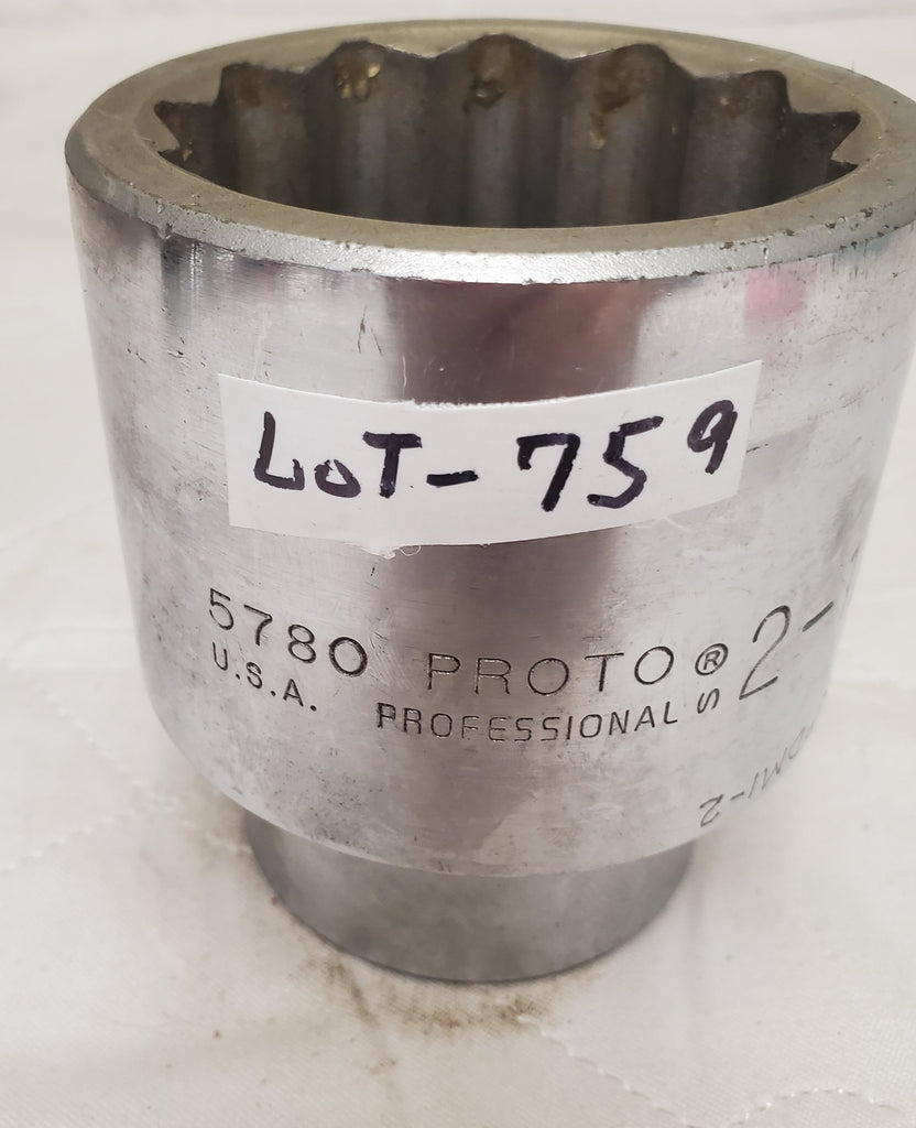 PROTO 5780 USA 2-1/2” Heavy-Duty Socket Tool - LOT 759