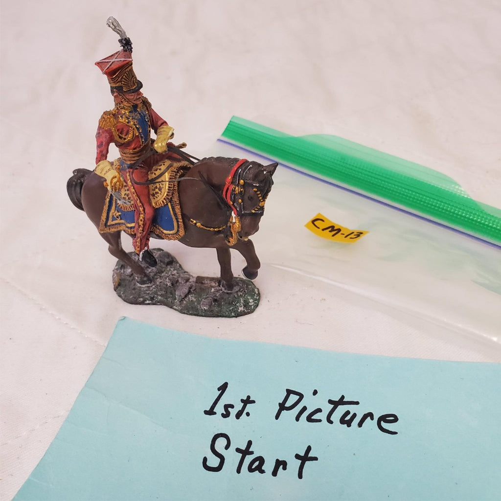 First Legion Napoleonic Soldier 1/30 French Red Lancers Mounted CM-13