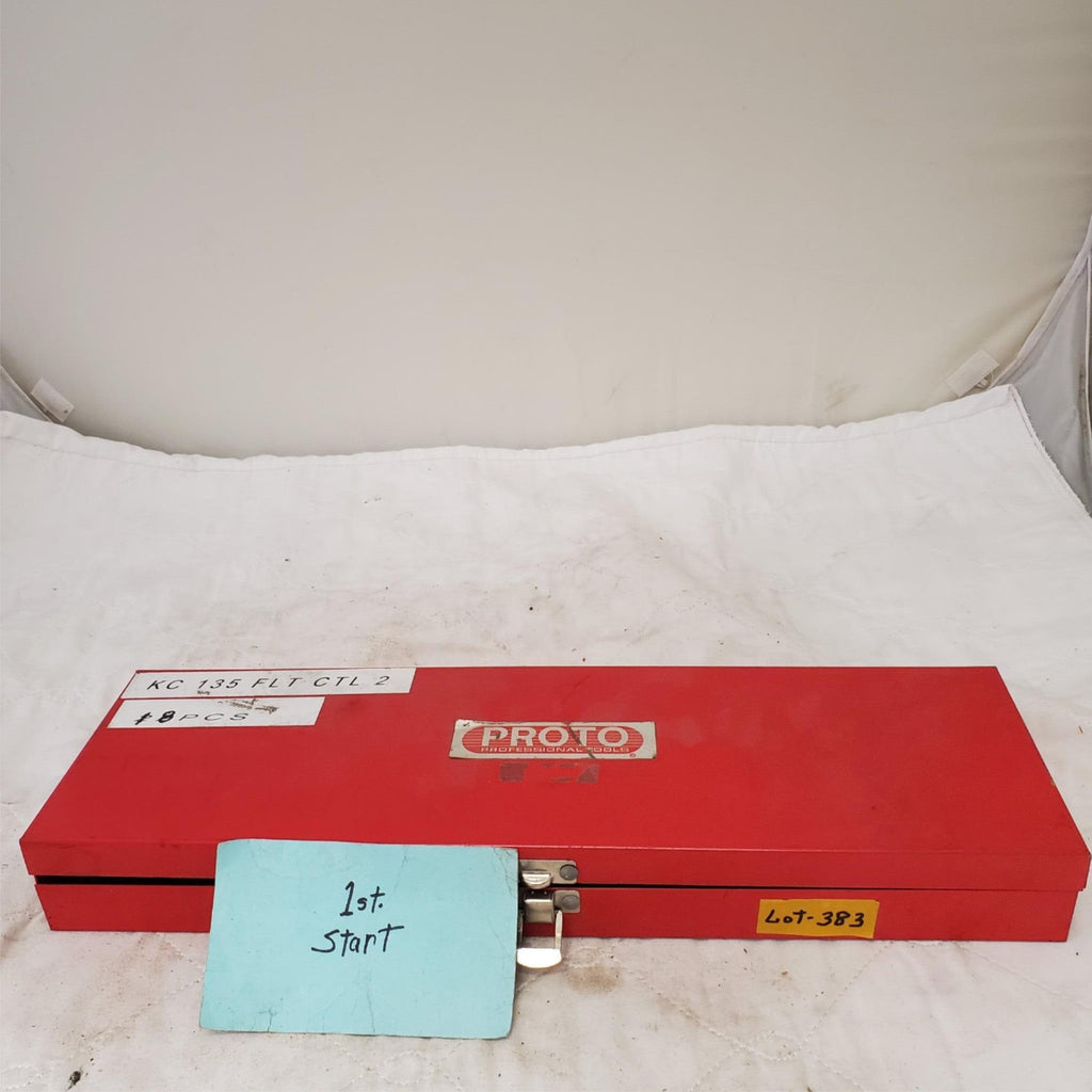 Proto Tools Set of 18 Fractional Drive Socket Set Stanley Tools LOT 383