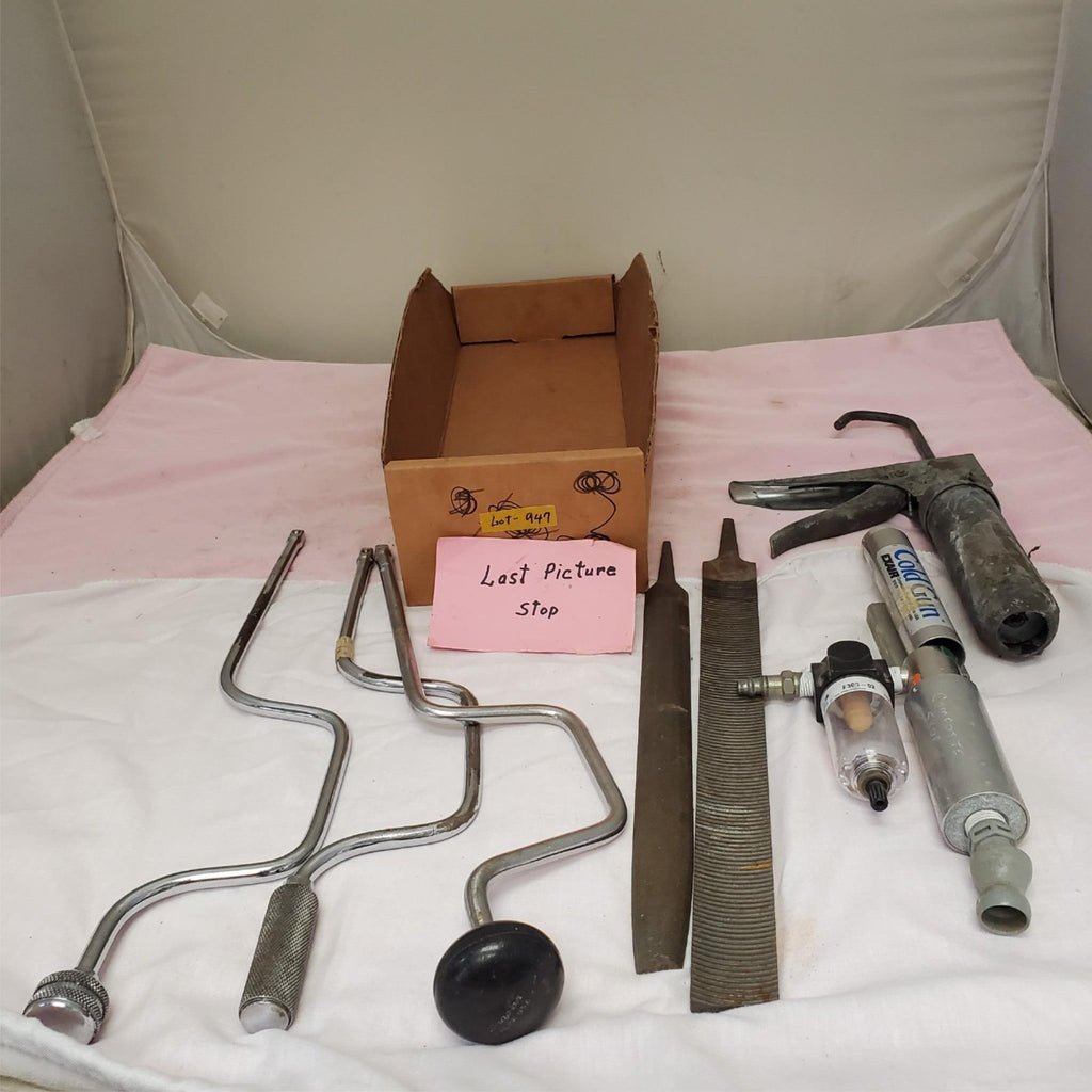 Assorted Speed Drive Handle Rasp File Grease Gun Spot Cooling System Lot-947