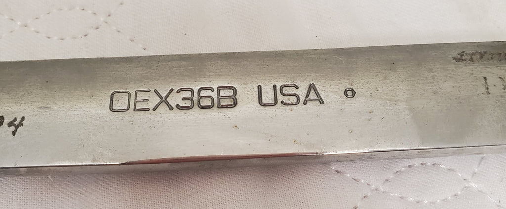 Snap-On OEX36B 1-18 Combination Wrench LOT-760