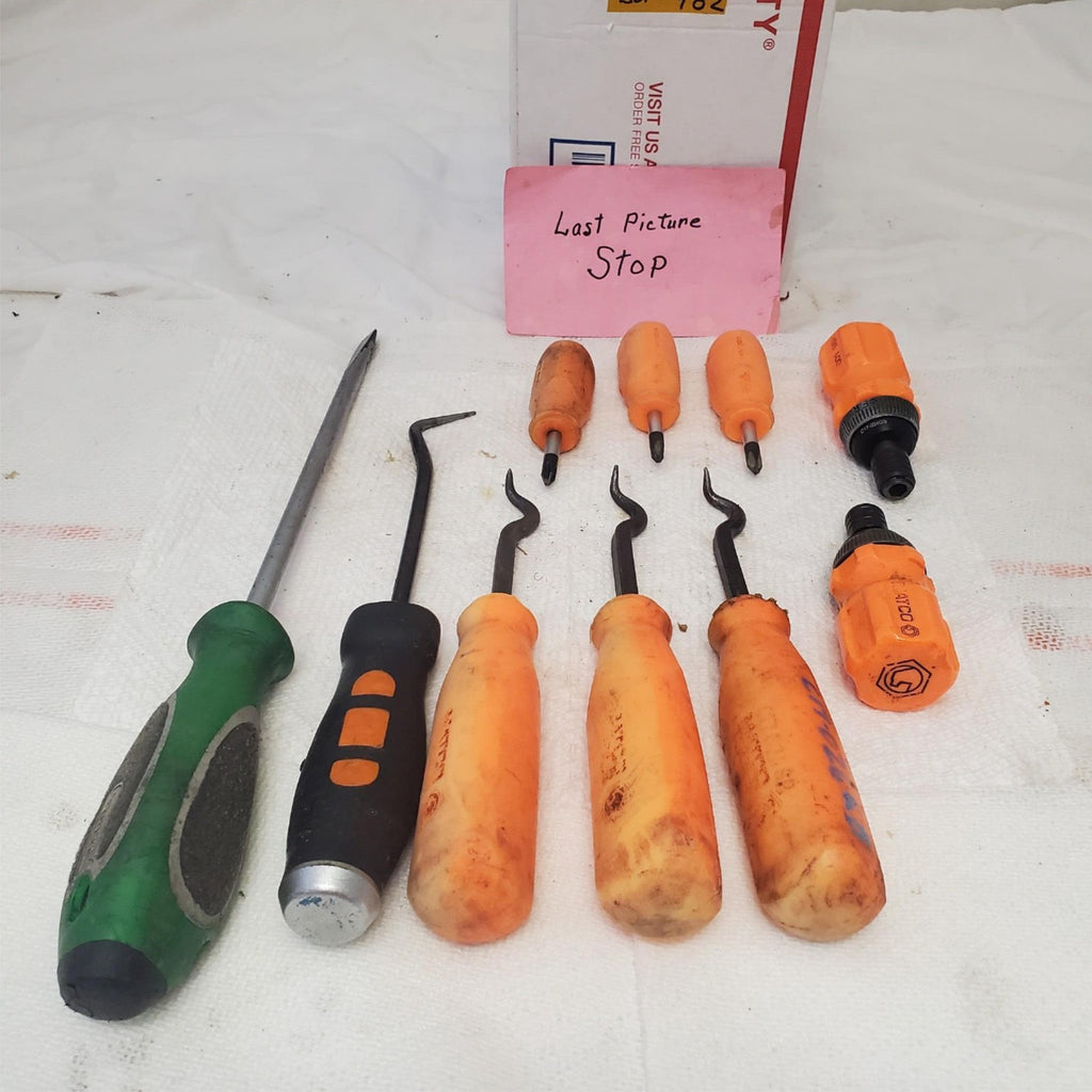 Lot of 10 Matco & Witte Vintage Mixed Screwdrivers & Hook Tools LOT-982