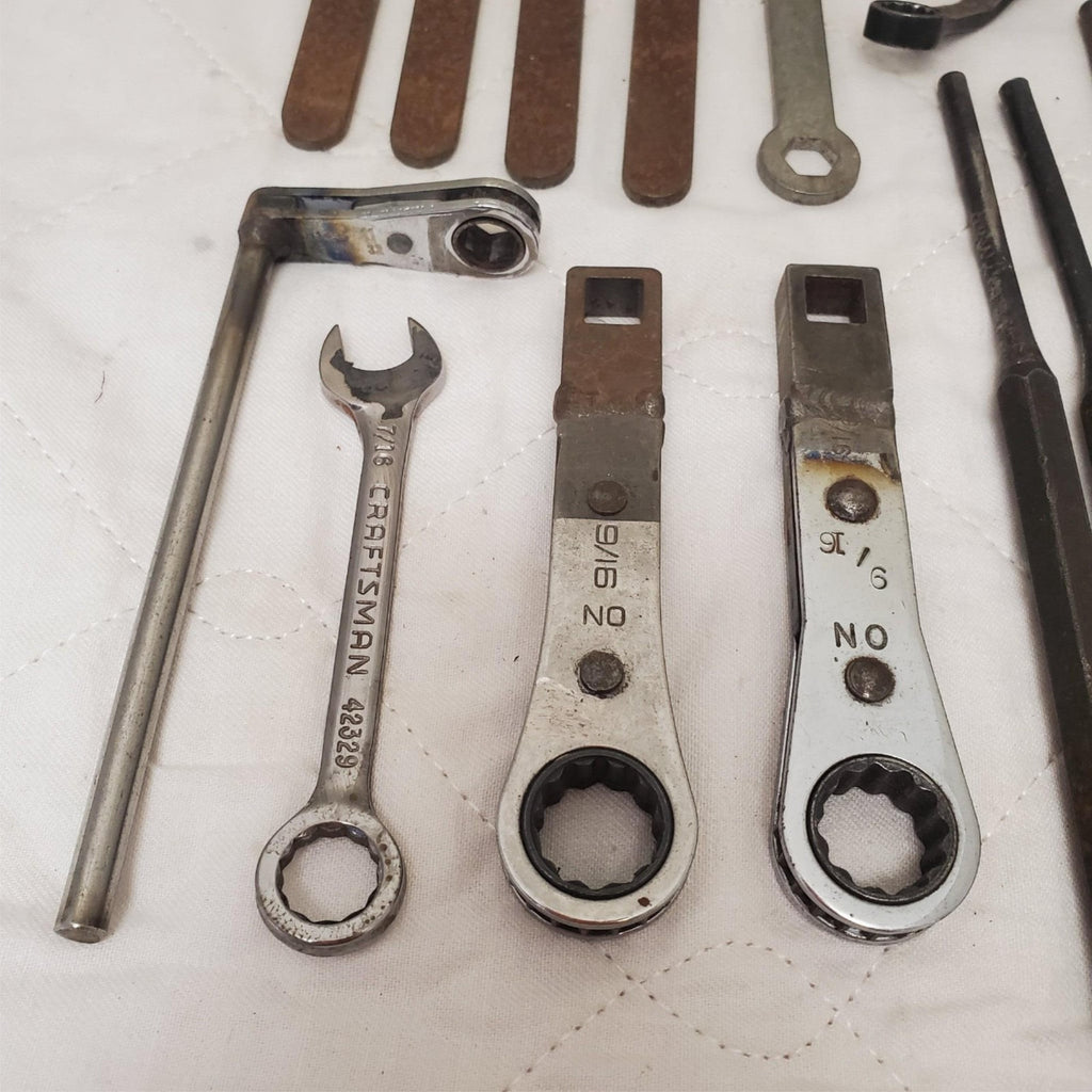 Lot of 22 Punch Chisel Sets, Combination Ratchet Wrench & More LOT-482