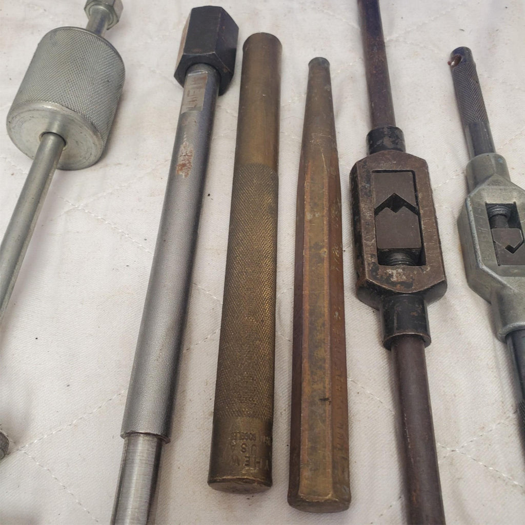 Lot of Assorted Hand Tools Tap Wrenches Slide Hammer Punch Set LOT-61
