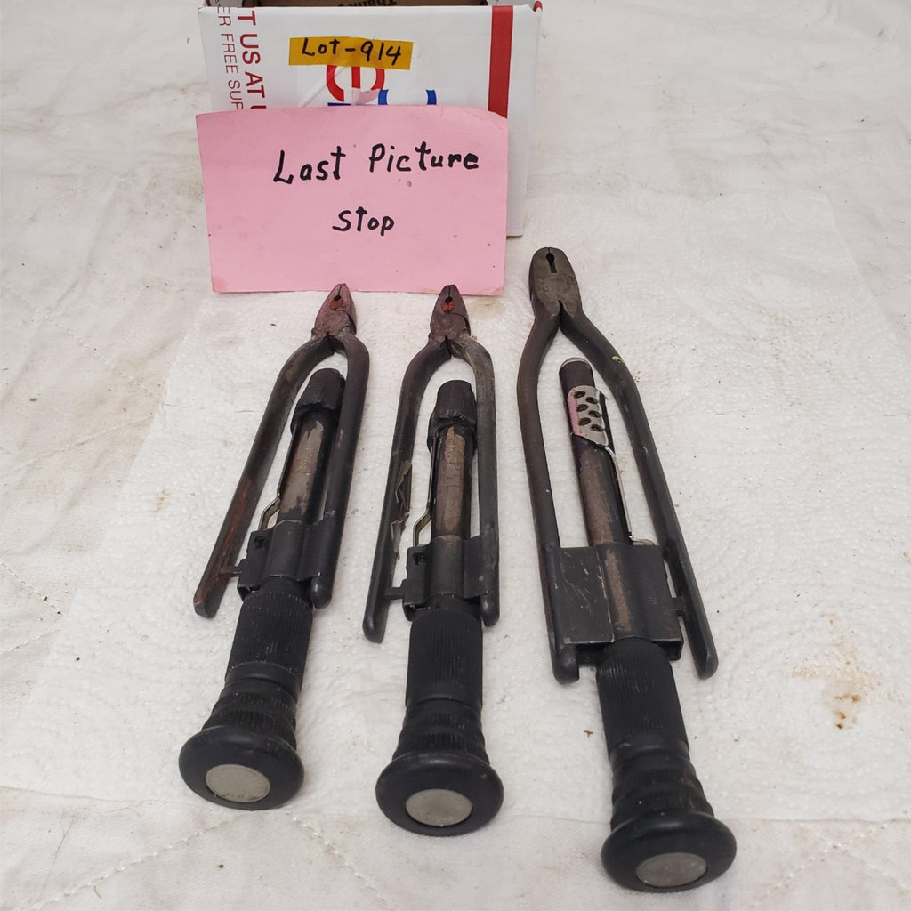Lot of 3 Reversible Safety Wire Twister Pliers LOT-914