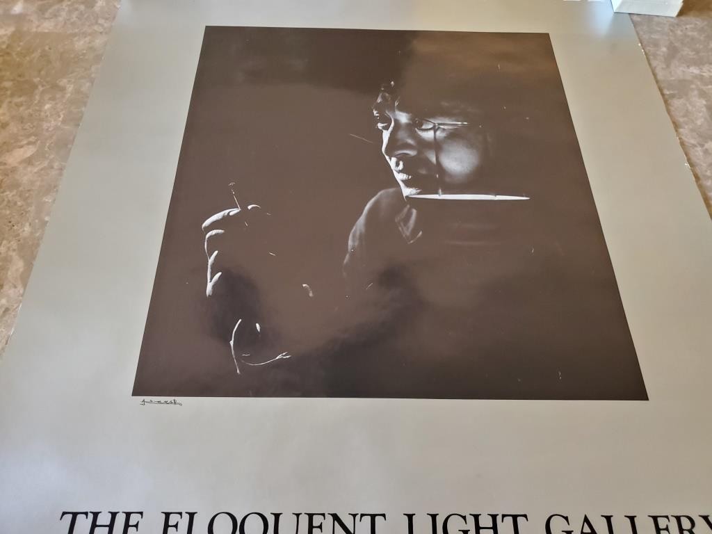 Original Vintage Karsh The Eloquent Light Gallery Poster Print - 1980