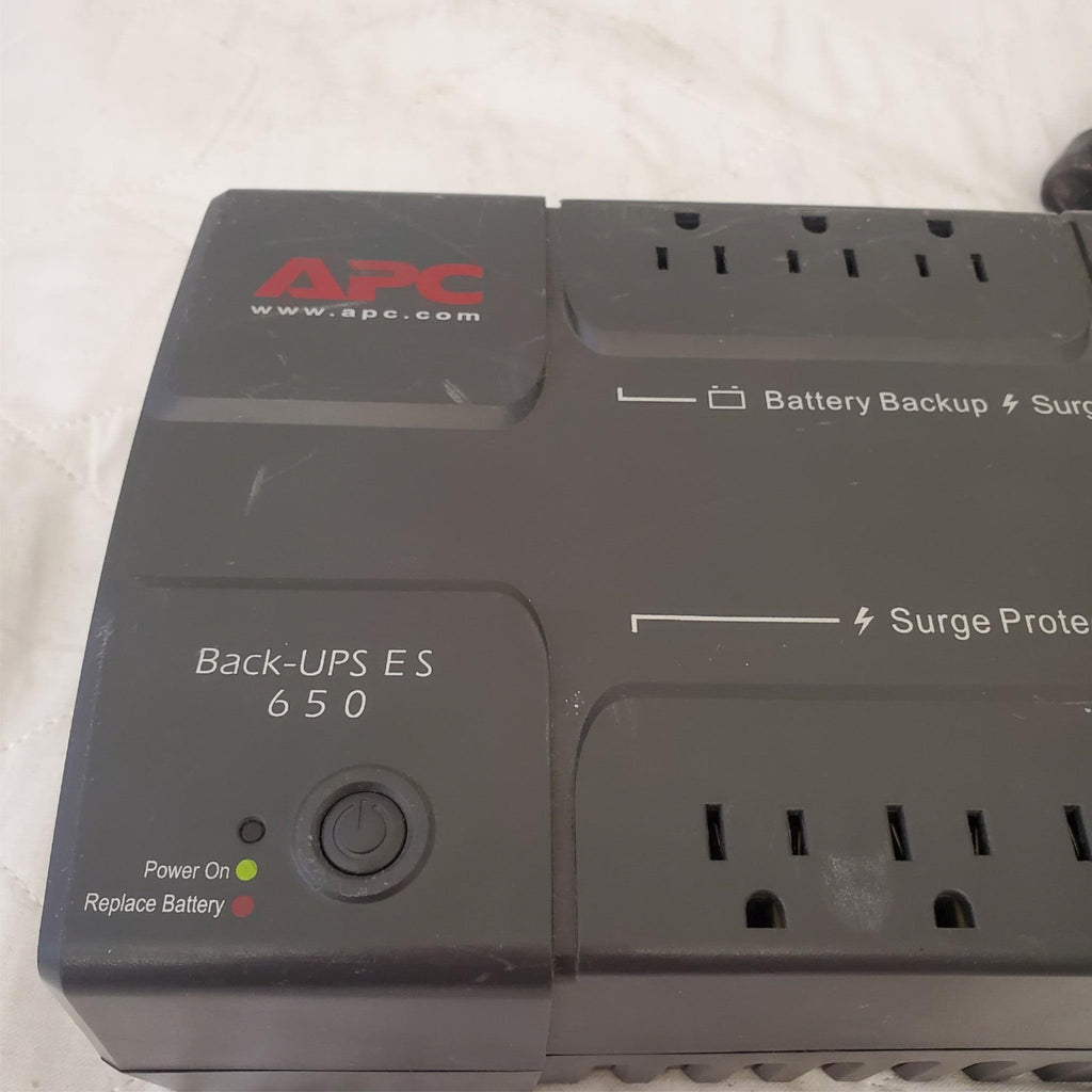 APC Back Up UPS ES 650 120V BE650R Surge Protected #6 (NO BATTERY INCLUDED)
