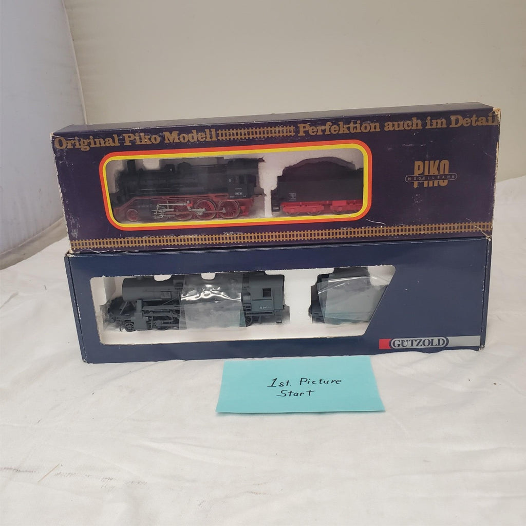Lot of 2 Piko Modellbahn and Gutzold Steam Locomotive Dampfolk BR 52 