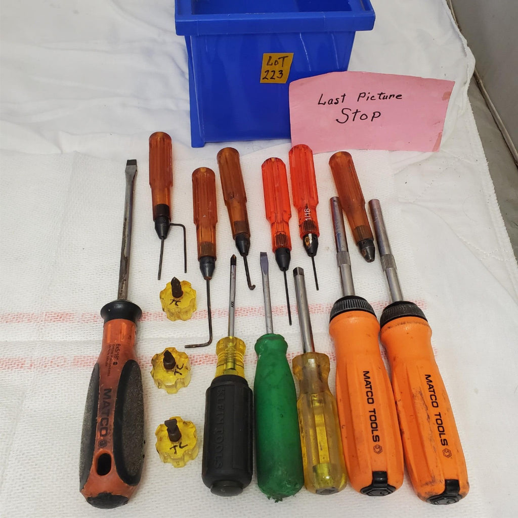 Lot of 15 Assorted Screwdriver Nut Driver Bit Driver LOT-223