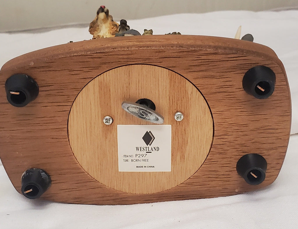 Westland Limited Edition Natures Images Zoo Animals Music Box