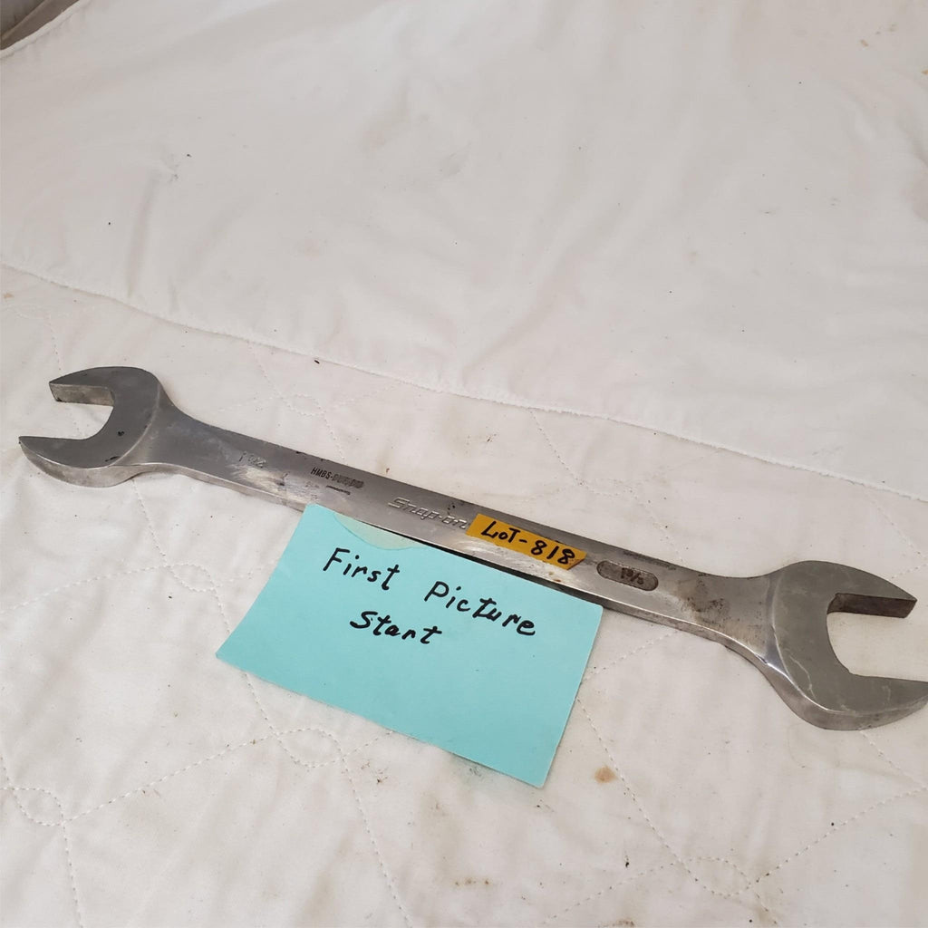 Snap-on V04042B 1-1/4" & 1-3/8" Double-Ended Open Wrench Tool LOT-818