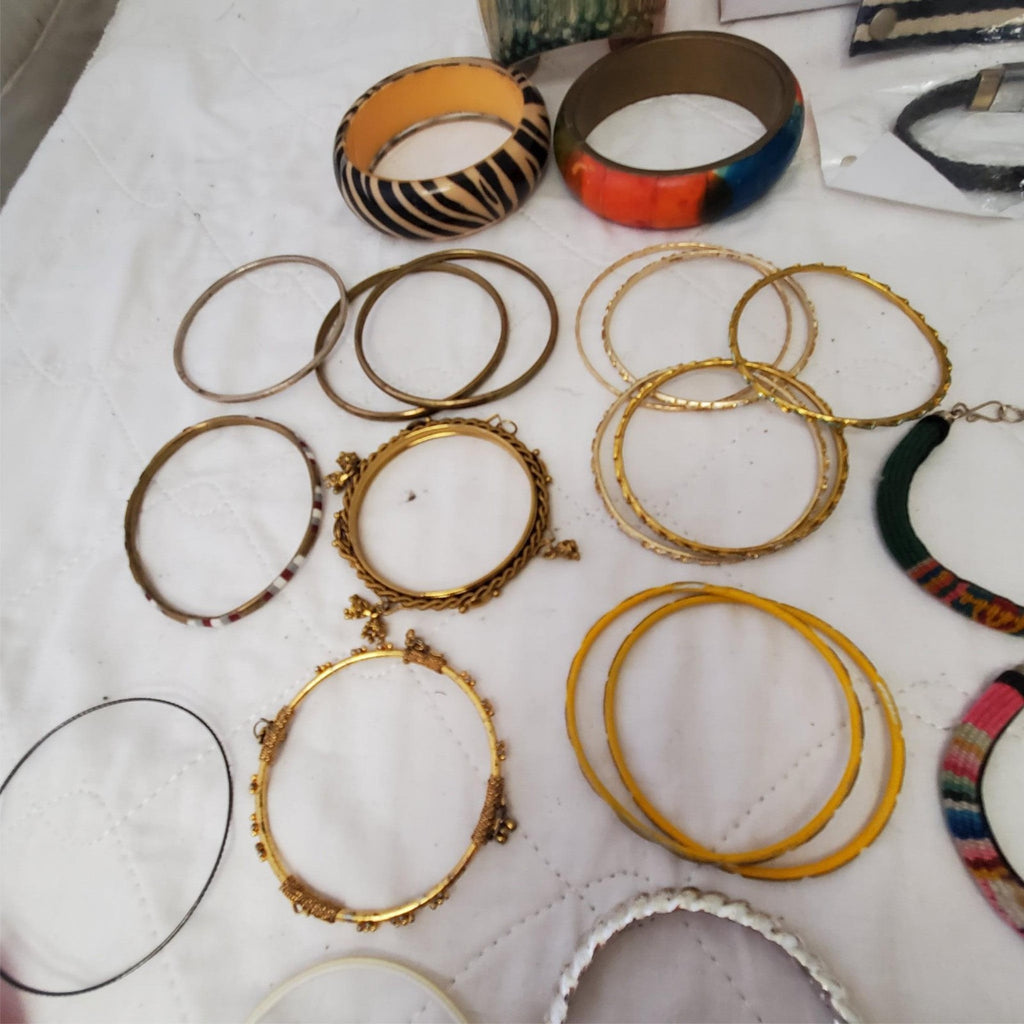 Lot of Assorted Various Bangles, Ear Rings & Bracelet LOT-8