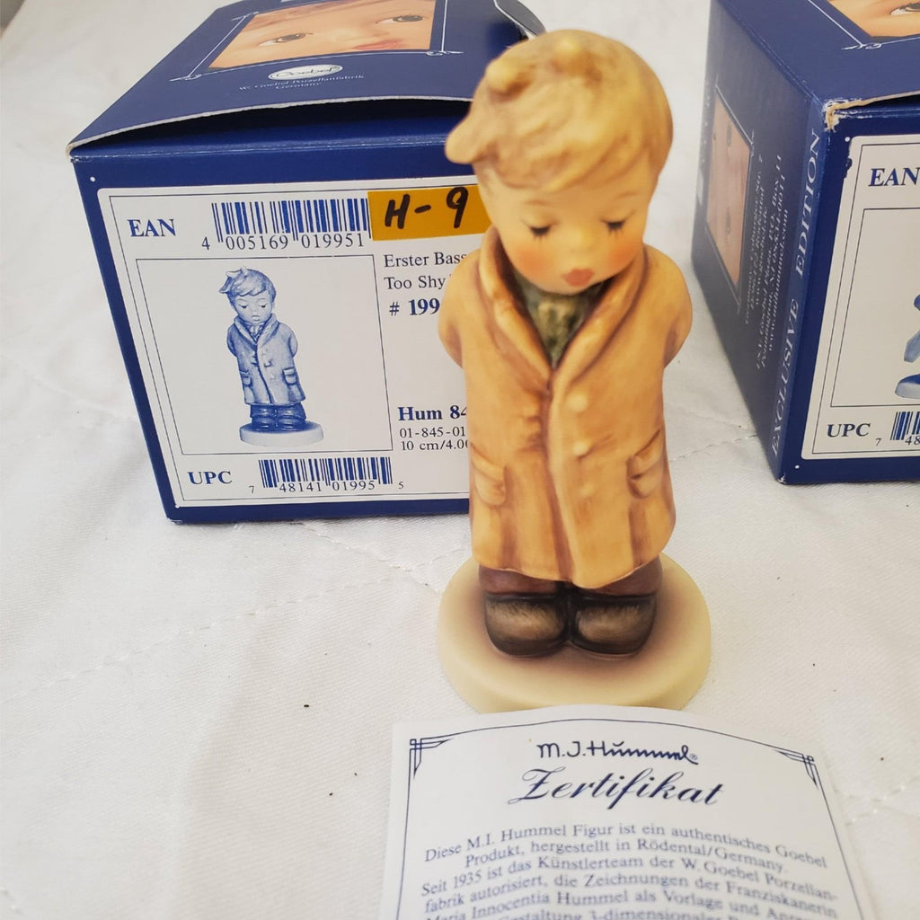 Set of 3 Hummel Figurines To Shy To Sing First Mate & Clear As A Bell H-9