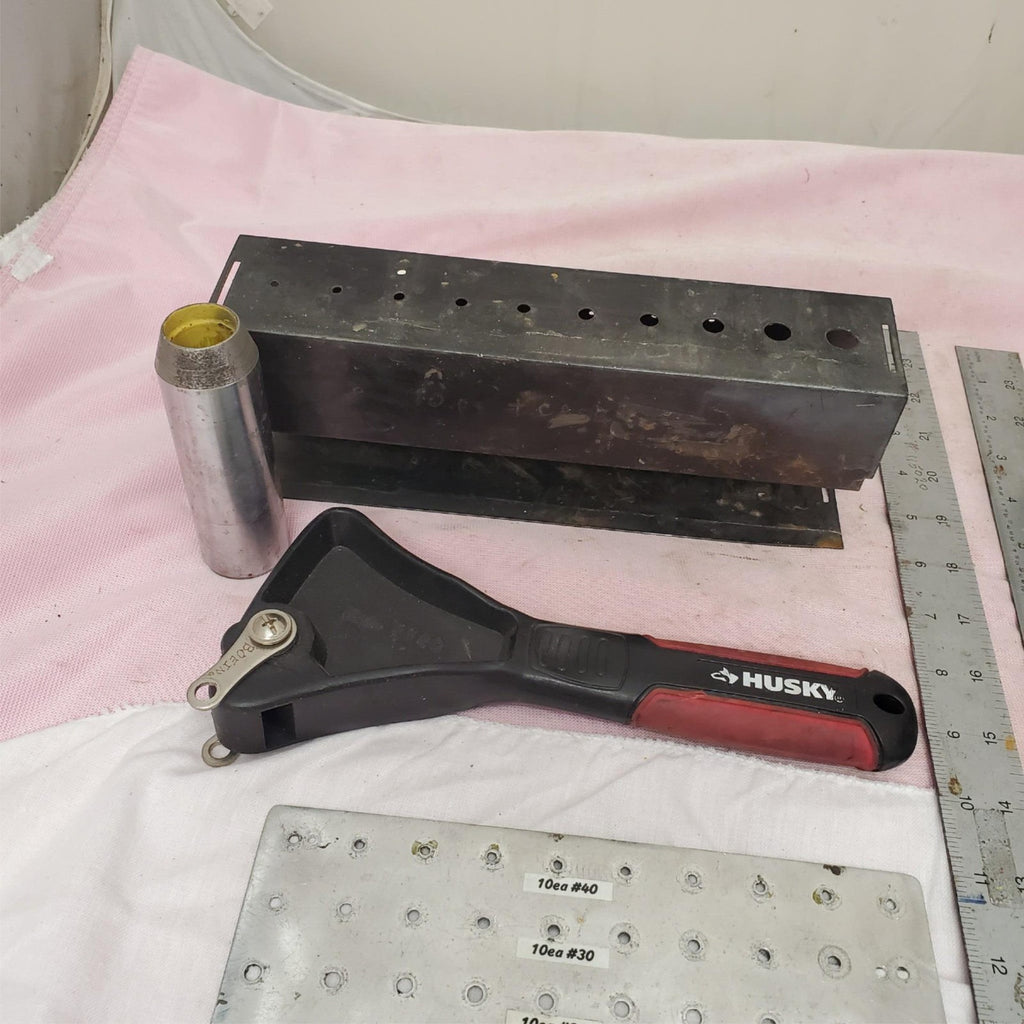 Lot of Misc. Tools Rulers 3M Epoxy Applicator Gun DMA 50