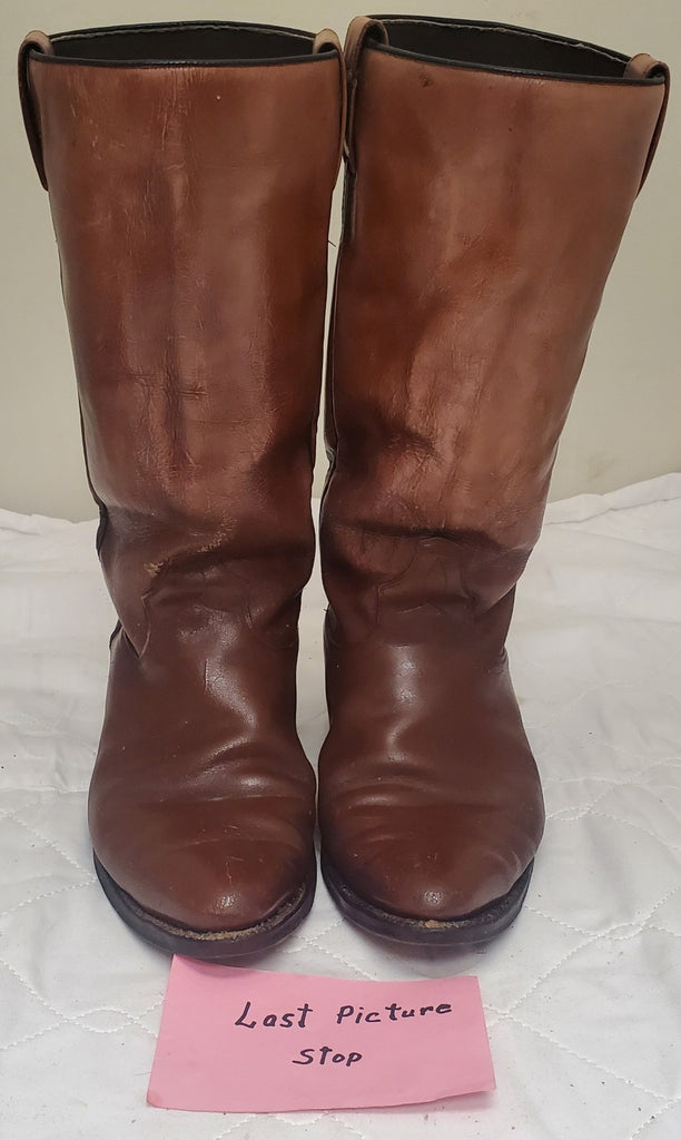 Made in Spain 10.5 Men_s Brown Leather Boots 6500 D