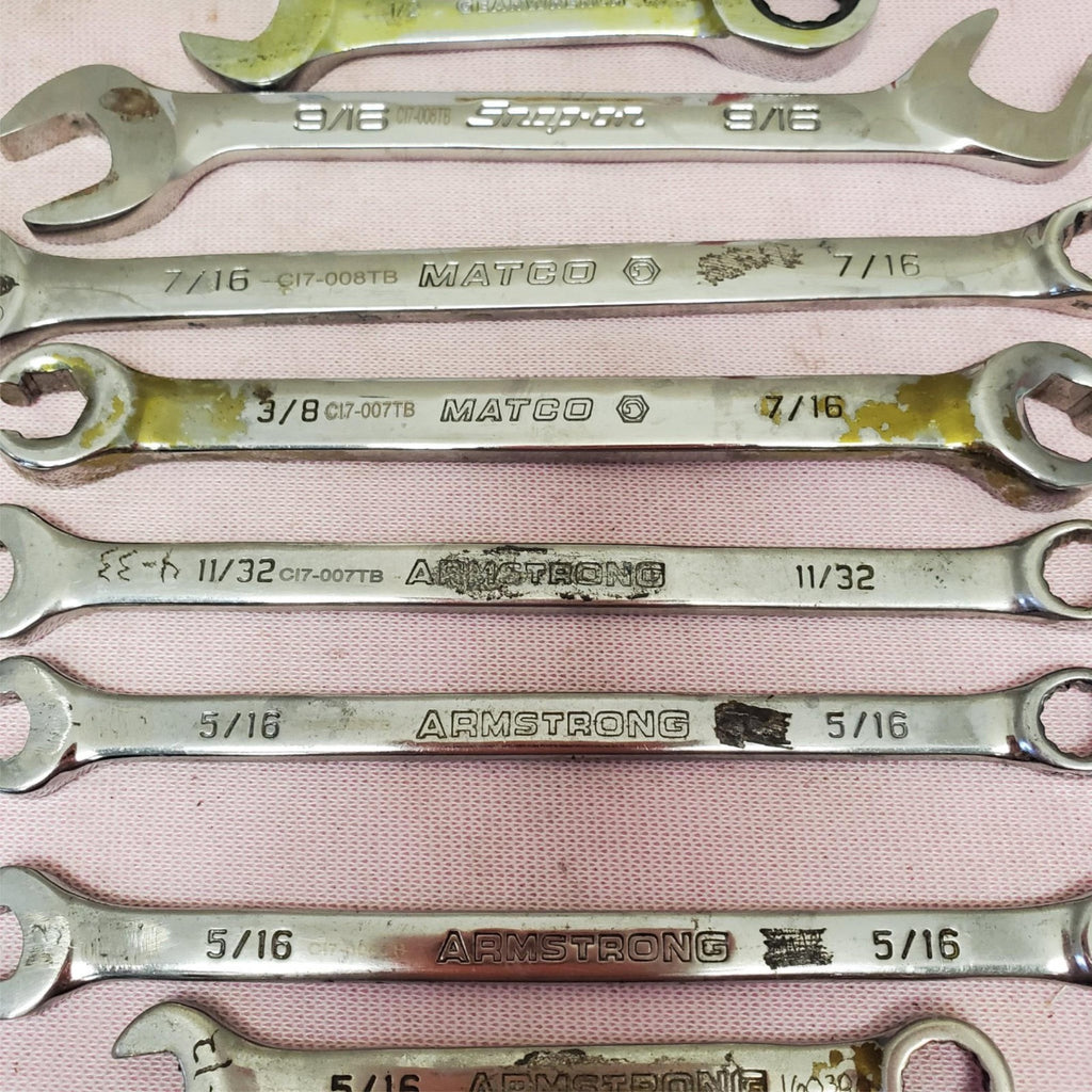 Lot of 12 Assorted Combination Wrench Set LOT-807