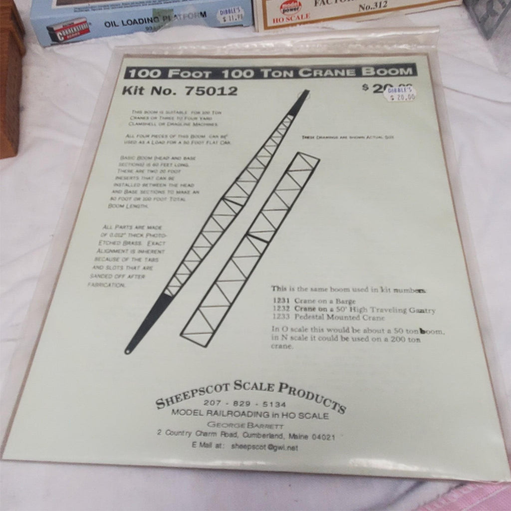 Lot of 5 HO Scale Model Kits  Atlas, Revell, Model Power, Walthers Bridge Set