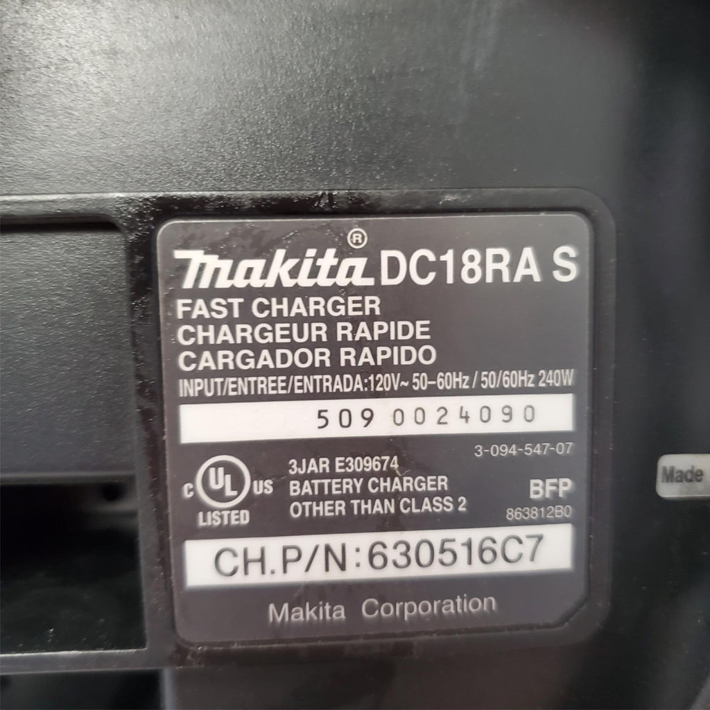 Makita DC18RA T Lithium Ion Rapid Fast Charger 240W 50-60Hz #6