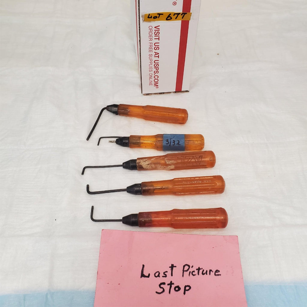 Lot of 5 Allen Hex Key Hi-Lok Driver LOT-677