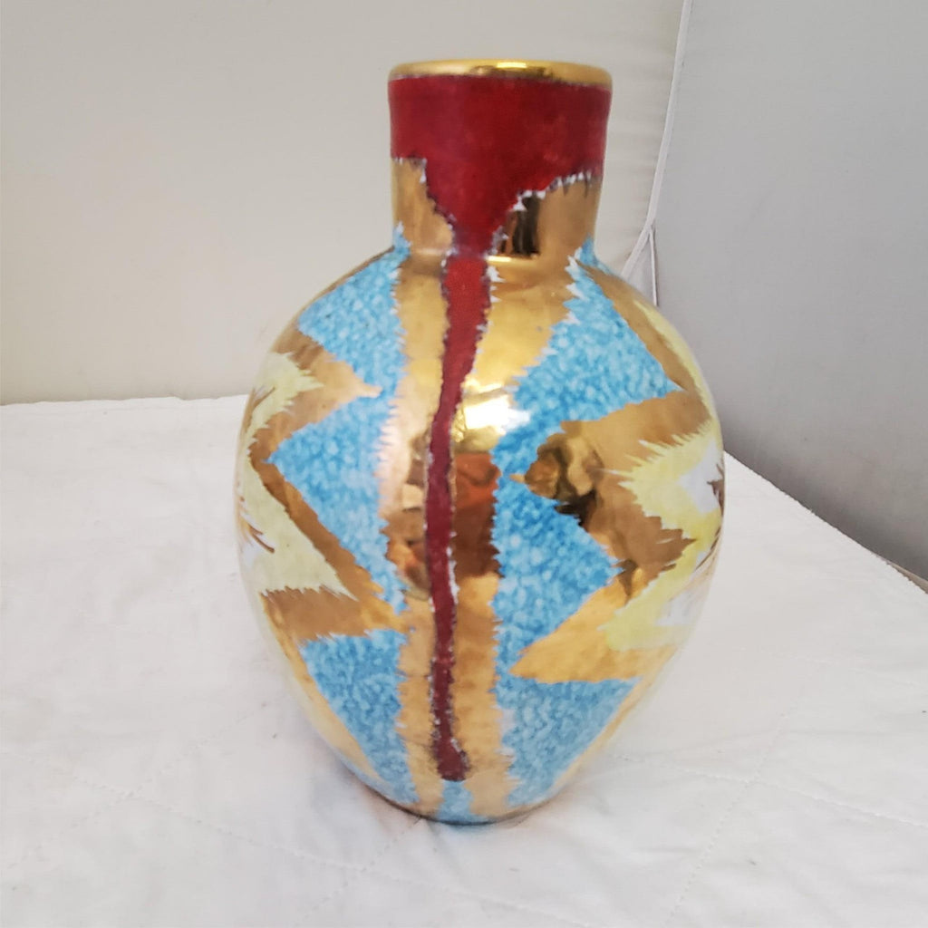 Glass Of Venice Murano Glass Vesuvio Vase