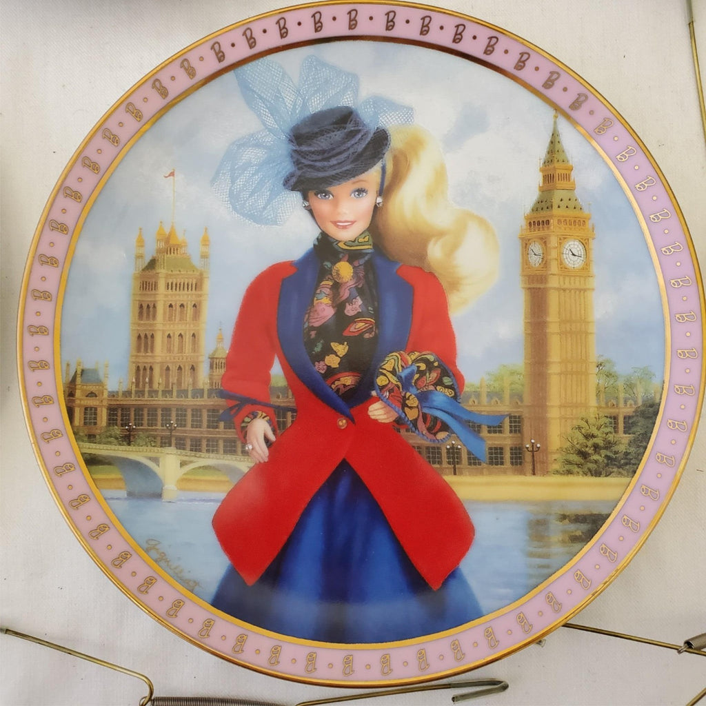 Lot of Plates Barbie The Danbury Mint Collector's Limited Edition 