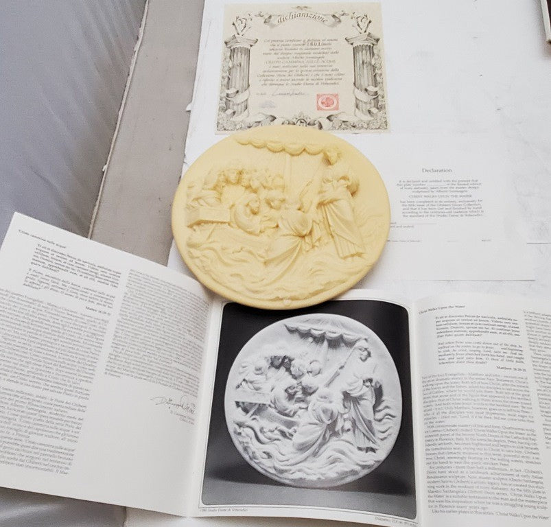 Studio Dante Di Volteradici Adorazione Dei Magi and La Nativita Plate