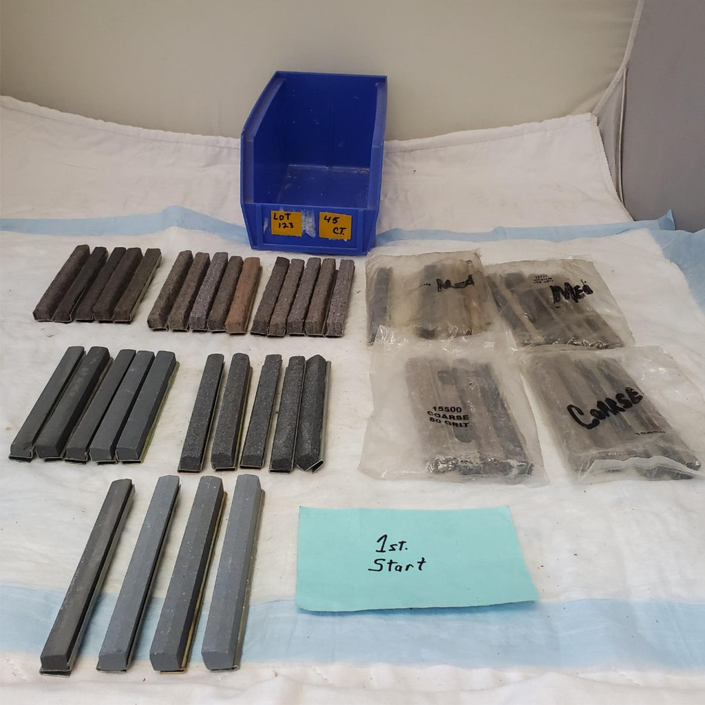 Lot of 45 Lisle 15500 15680 Grit Stones LOT123