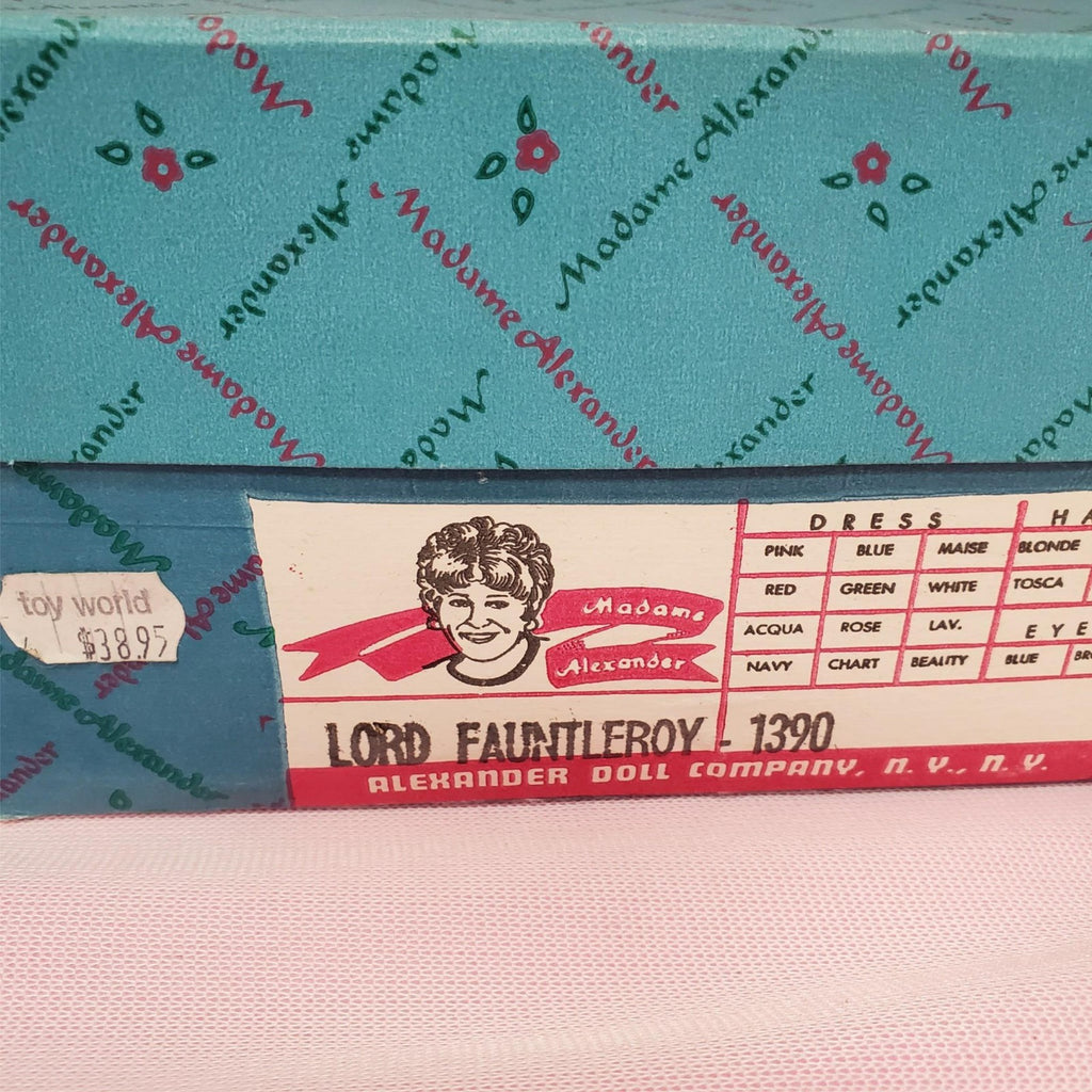Madame Alexander #1350 Pinkie #1340 BlueBoy #1390 Lord Fauntleroy Dolls with Box