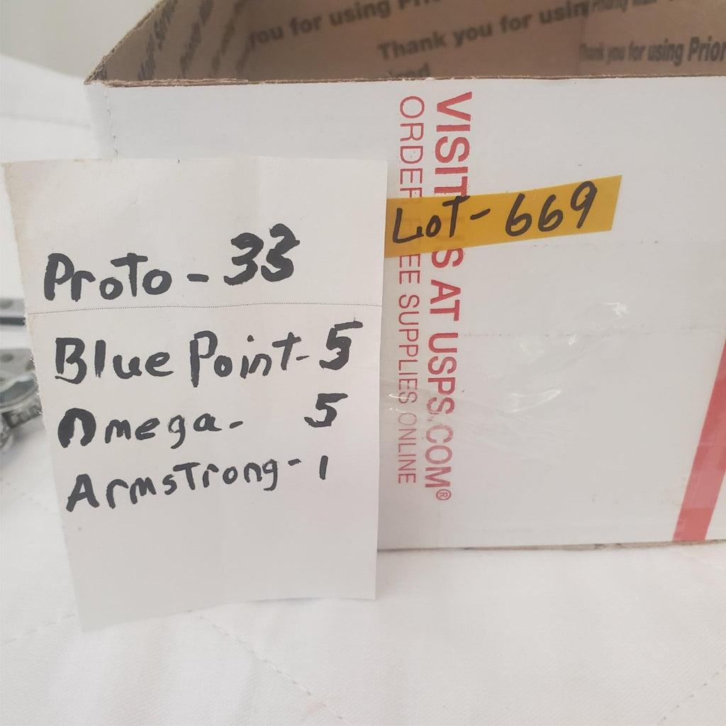 Lot of 44 Assorted Proto,Blue-Point Ratcheting Offset Box End Wrenches LOT-669