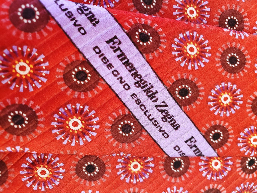 Vintage Ermenegildo Zegna 100% Silk Men's Tie