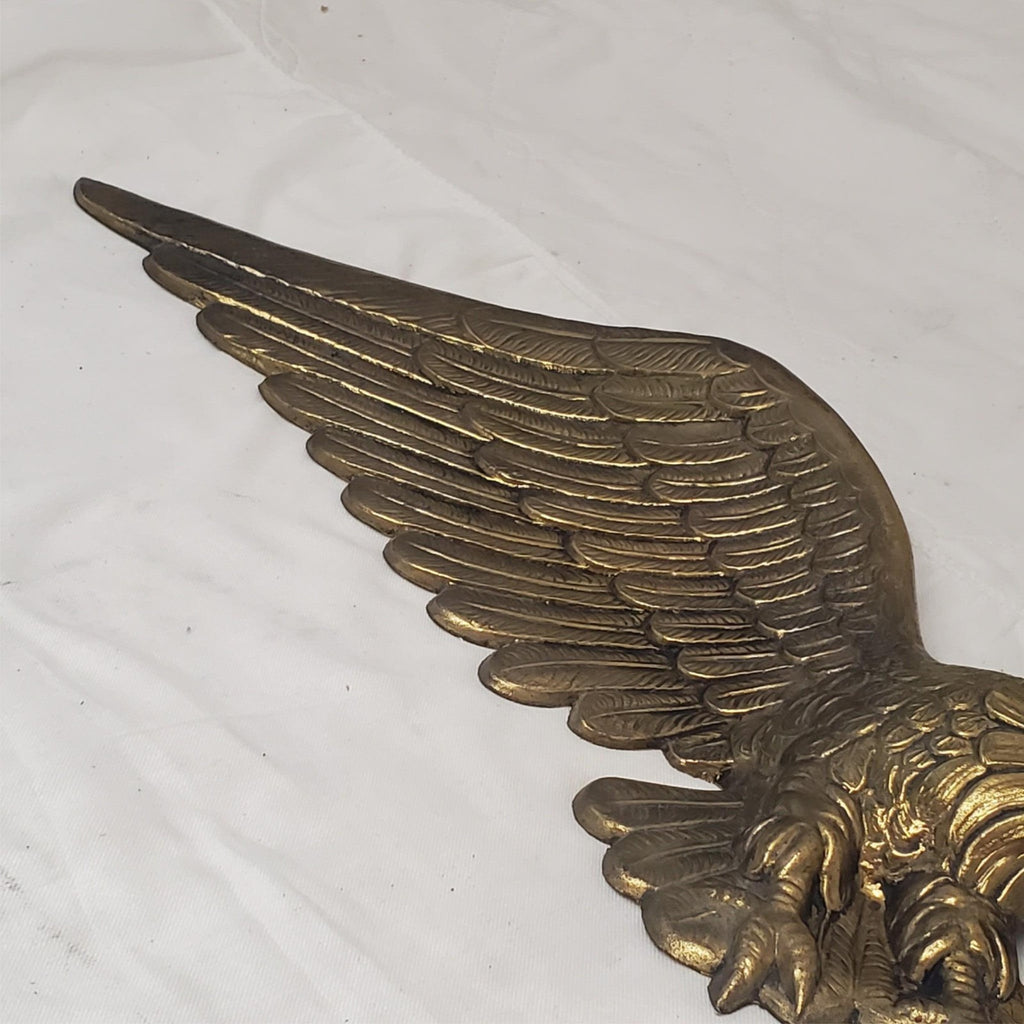 Vintage Metal Eagle Wall Art  Rustic Barn Decor Patriotic Display Piece