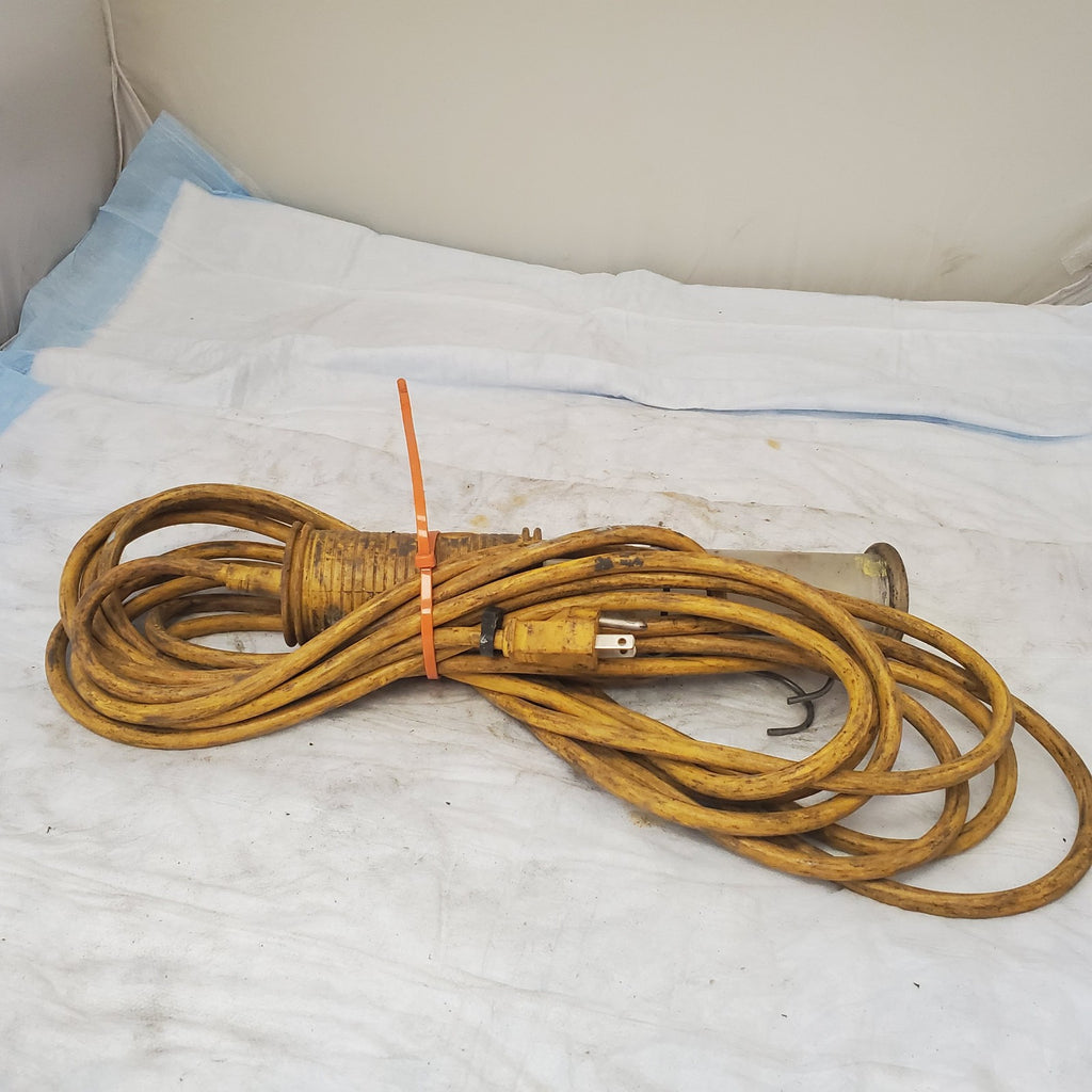 Vintage General Manufacturing Fluorescent Hand Lamp Fluorescent Light - Yellow