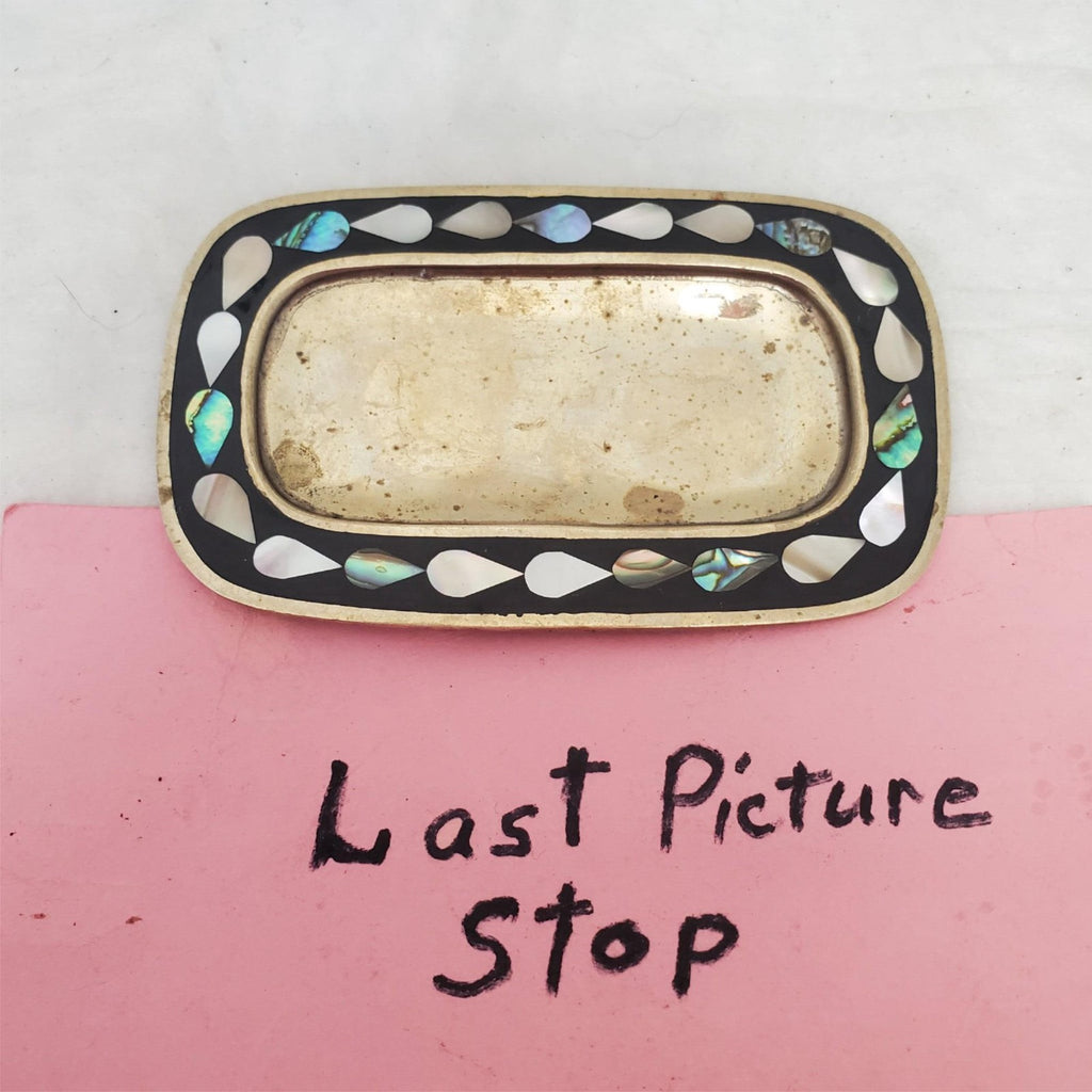 Vintage Alpaca Mexico Silver Tray