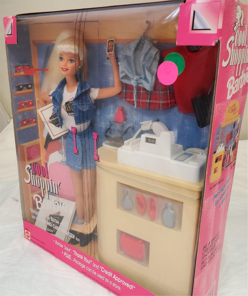1997 Cool Shoppin Barbie Doll w/ Cash Register  Mattel #17487 Store Theme