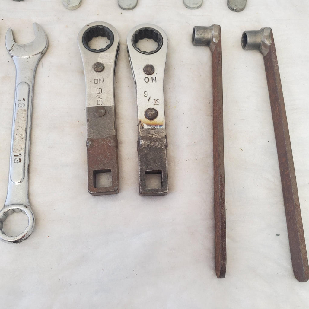 Lot of 20 Various Brand Assorted Size Wrenches Hand Tools LOT 359