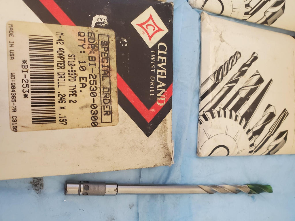 Cleveland Twist Drill Bit Jobber Length High Speed Steel Drills 