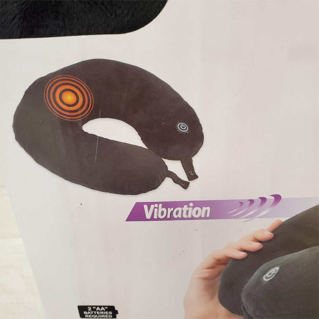 Spa Massage Black Neck Wrap Massager With Comfort Fabric