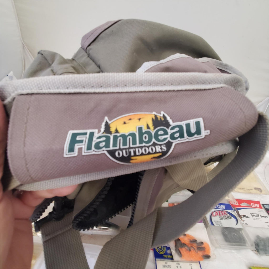 Flambeau Outdoors Systems Tackle Bag With Lot Fishing Lures