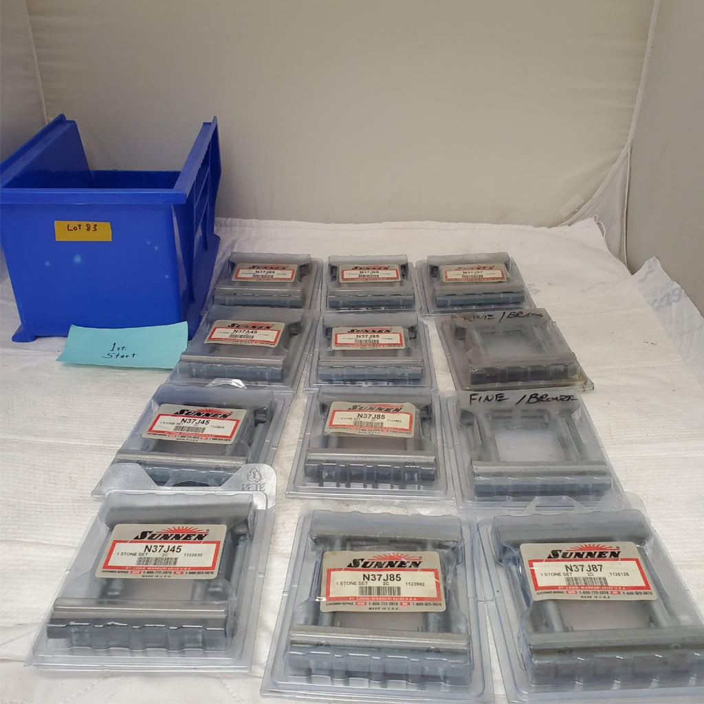 Set Of 12 SUNNEN Cylinder Honing/Hone Stone N37J85/37A45/37J45/37J87