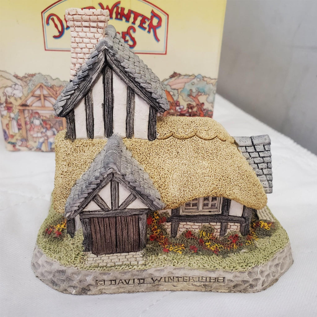 Lot of 3 David Winter Sussex Cottage Figurine w/Box