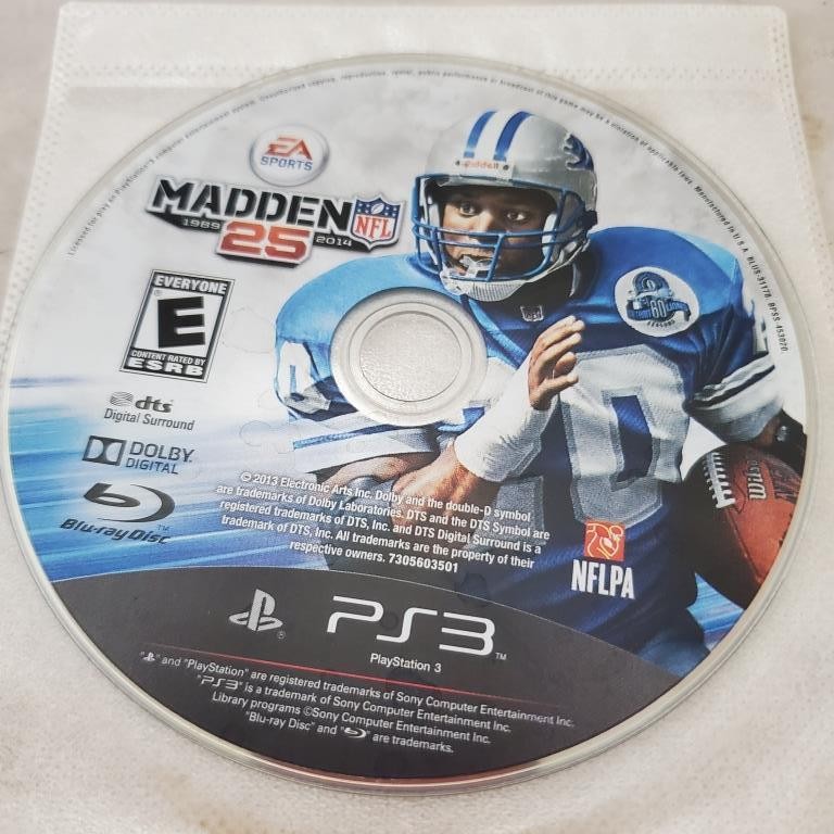 Madden NFL 25 Sony PlayStation 3 Video Game Disc Only