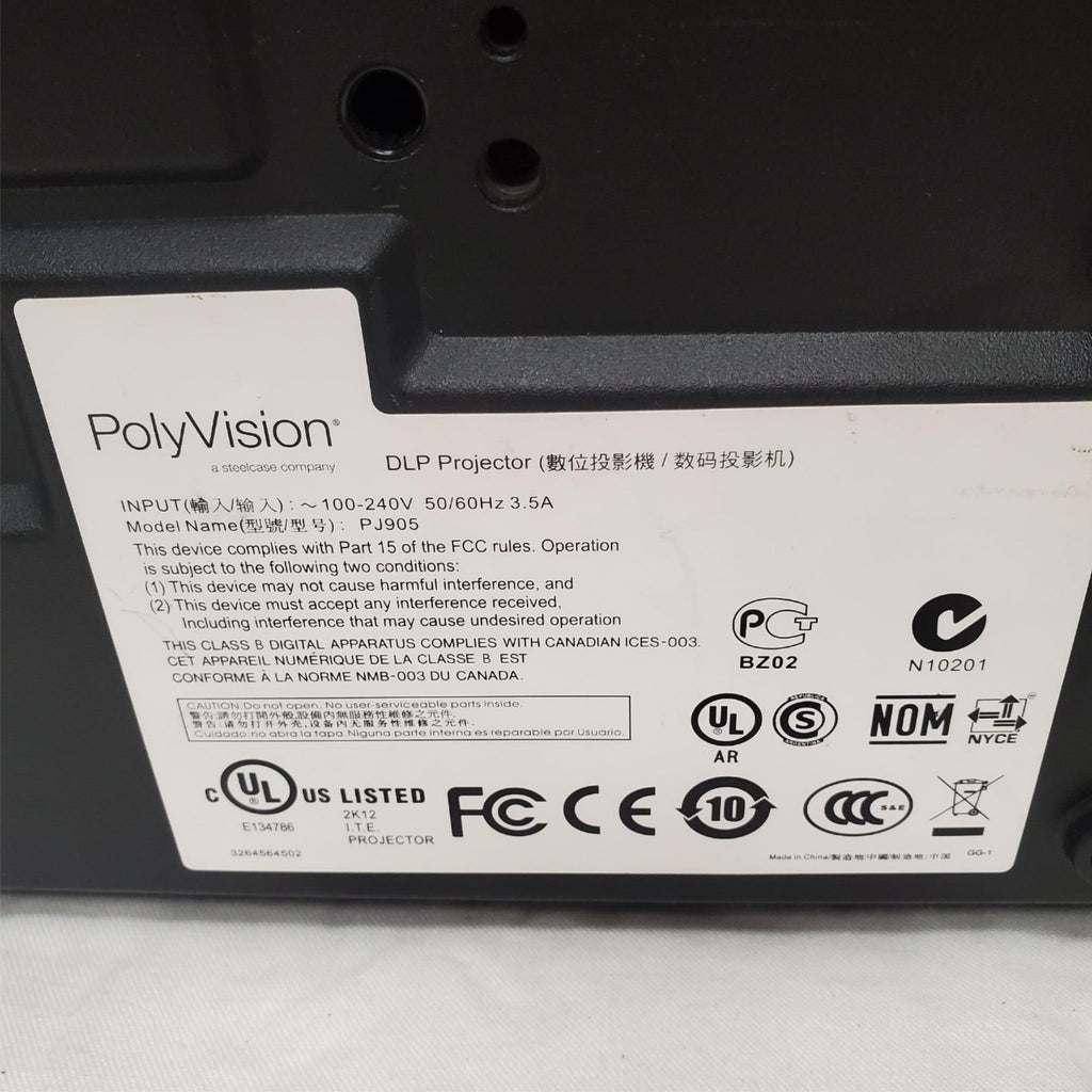 Polyvision PJ905 DLP Projector with HDMI