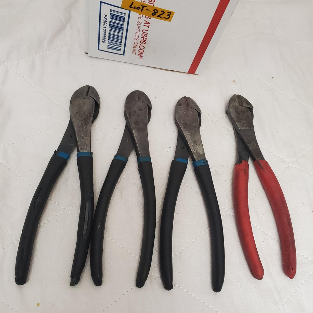 Lot of 4 Assorted Diagonal Cutting Pliers LOT-823