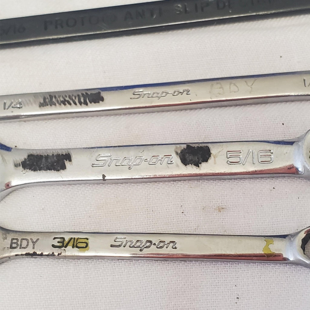 Lot of 11 Assoretd Open End & Reversible Box Wrench LOT-91