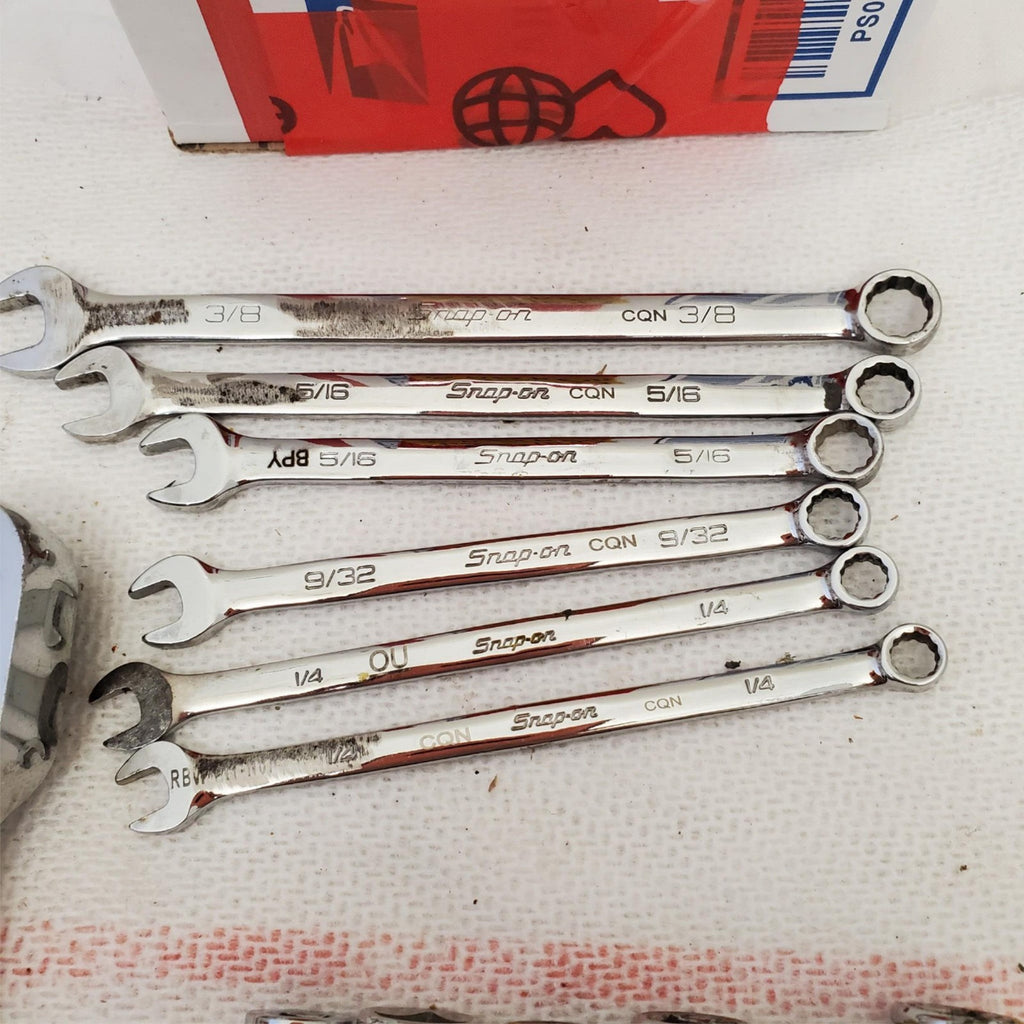 Lot of 27 Snap-On Mixed Hand Tools Socket Set, Wrenches, Ratchets LOT-1043