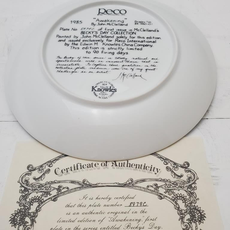 Reco Learning is Fun & RECO Awakening John McClelland Becky Day Collection Plate