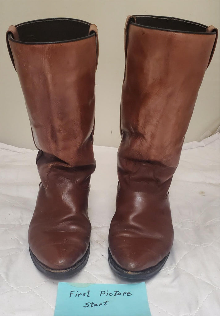 Made in Spain 10.5 Men_s Brown Leather Boots 6500 D