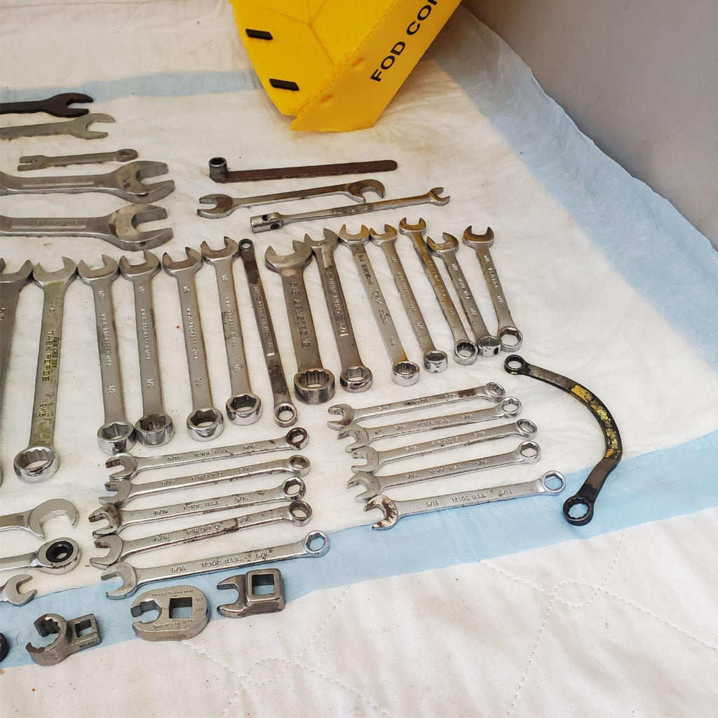 Lot of 58 Pieces Miscellaneous Assortment of Wrench Tools LOT148